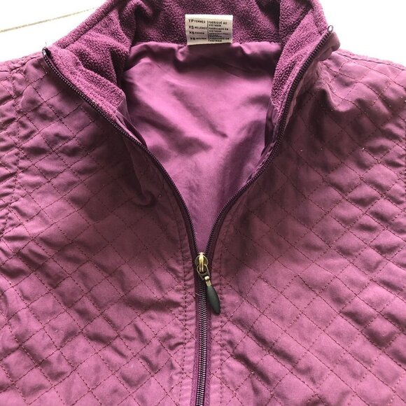 COLUMBIA Plum Quilted & Fleece Vest XS - Picture 5 of 7